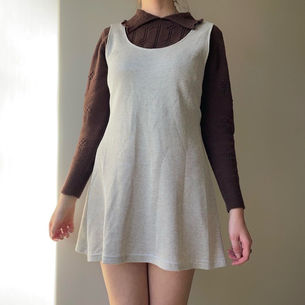 Vintage Shimmery Silver Dress